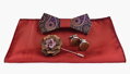 Pajarita de madera con pañuelo y gemelos Gaira 709061