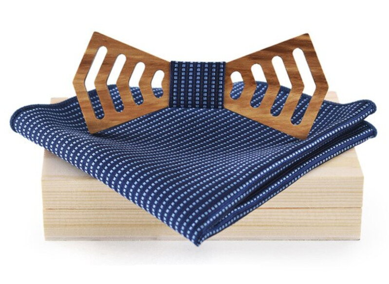 Pajarita de madera con pañuelo Gaira 709215 Pajarita de madera con pañuelo Gaira 709215